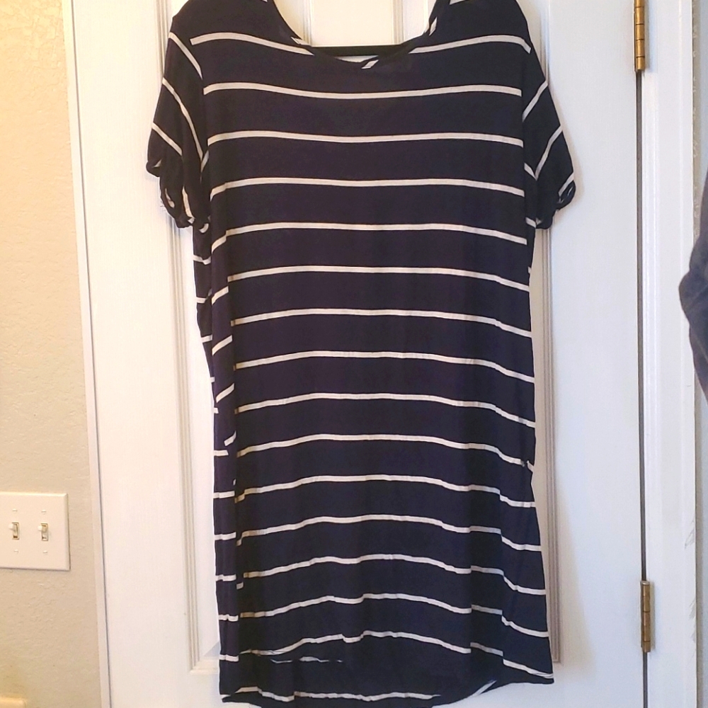 Striped T-shirt Dress
